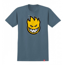 Camiseta Spitfire Bighead Fill Ss Azul Amarilla